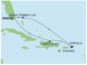 Mapa por el caribe ncl luna