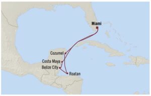 Recorrido crucero Insignia