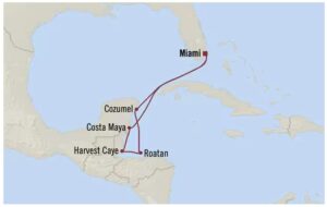 mapa oceania nautica