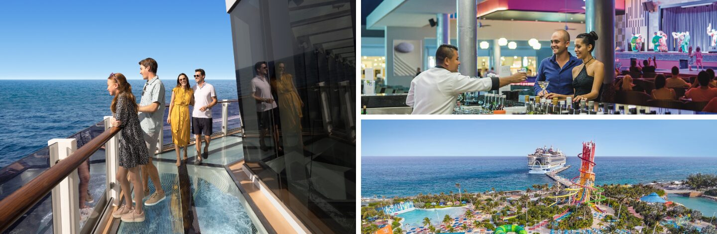 tres imagenes de cruceros
